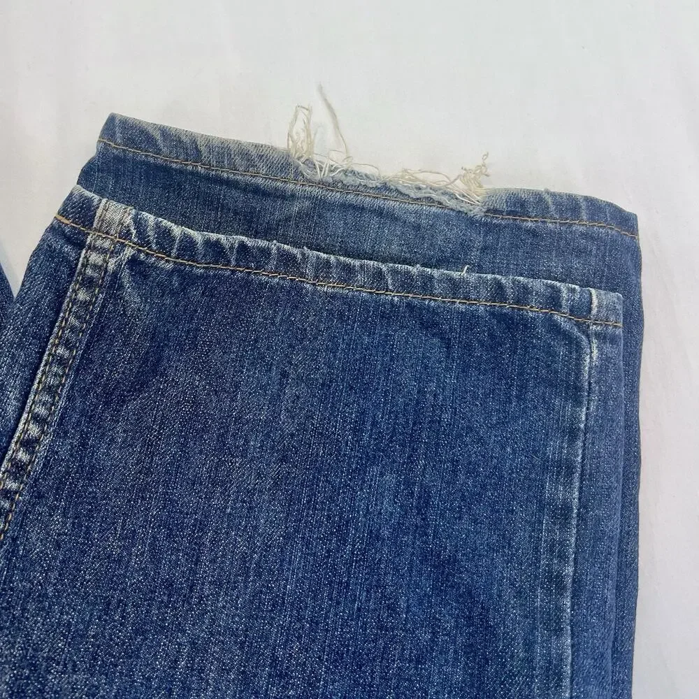 Levi’s 559 Jeans Men 40x32 Relaxed Straight Blue Denim Distressed Faded